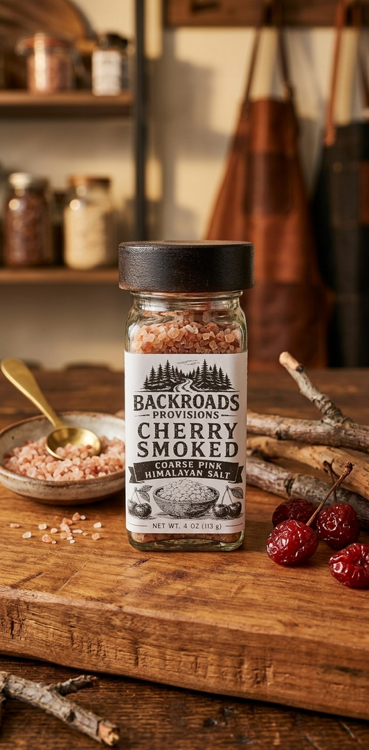 Cherry Smoked Coarse Pink Himalayan Salt - 4 oz