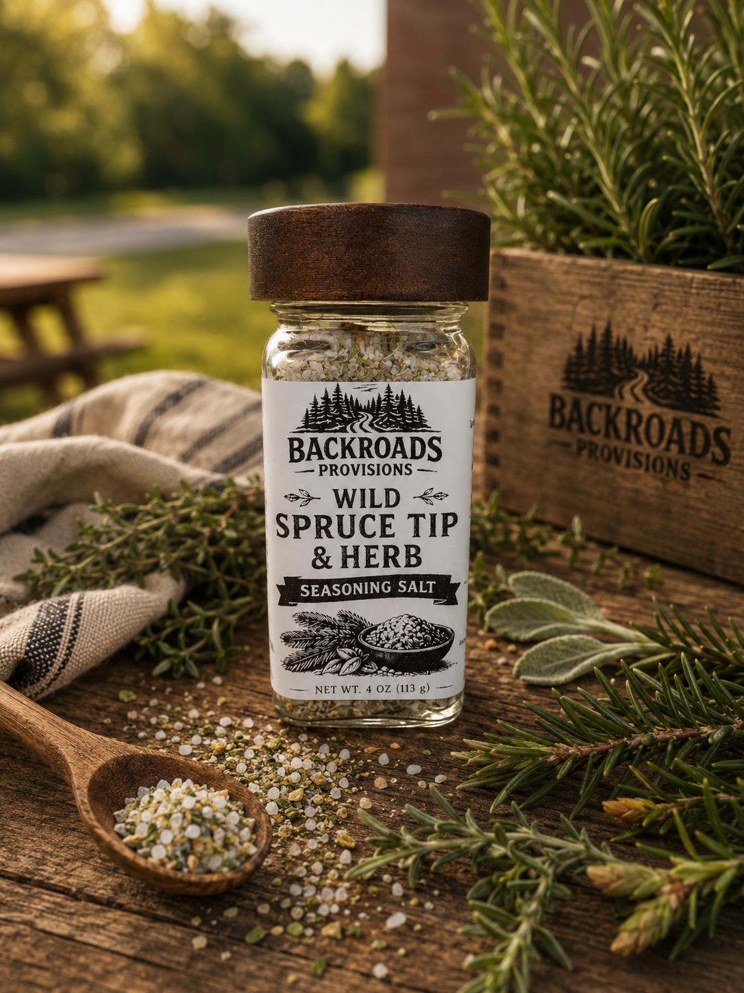 Wild Spruce Tip & Herb Seasoning Salt