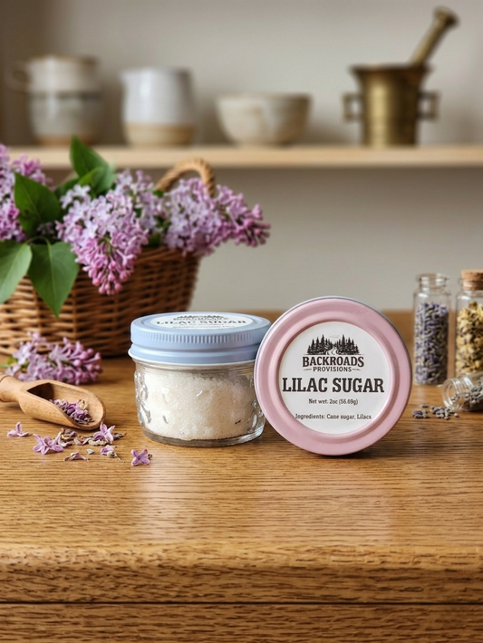 Wild Foraged Lilac Sugar